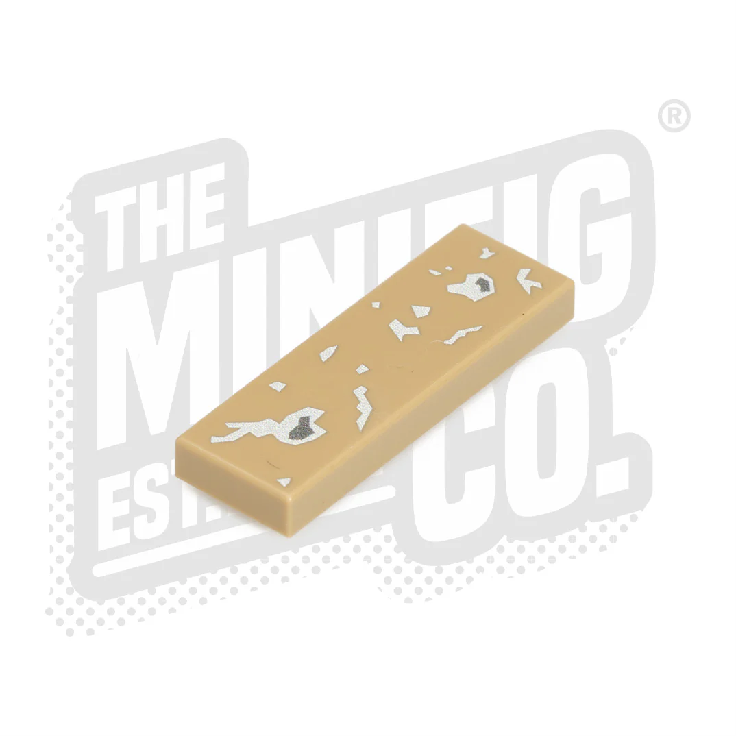 1x3 Shrapnel Tile (Dark Tan)