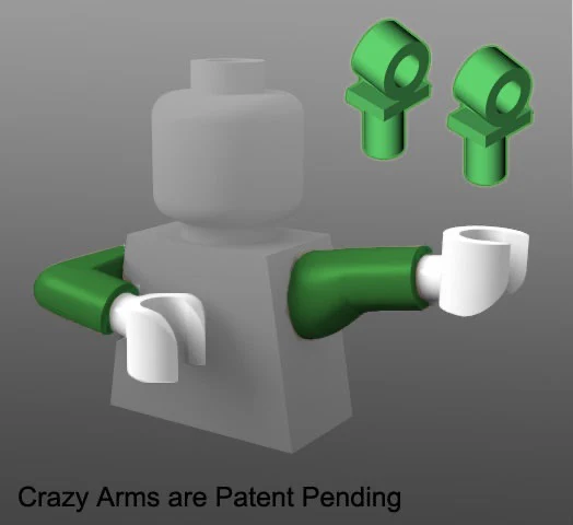 Crazy Arms - Straight Elbow Set