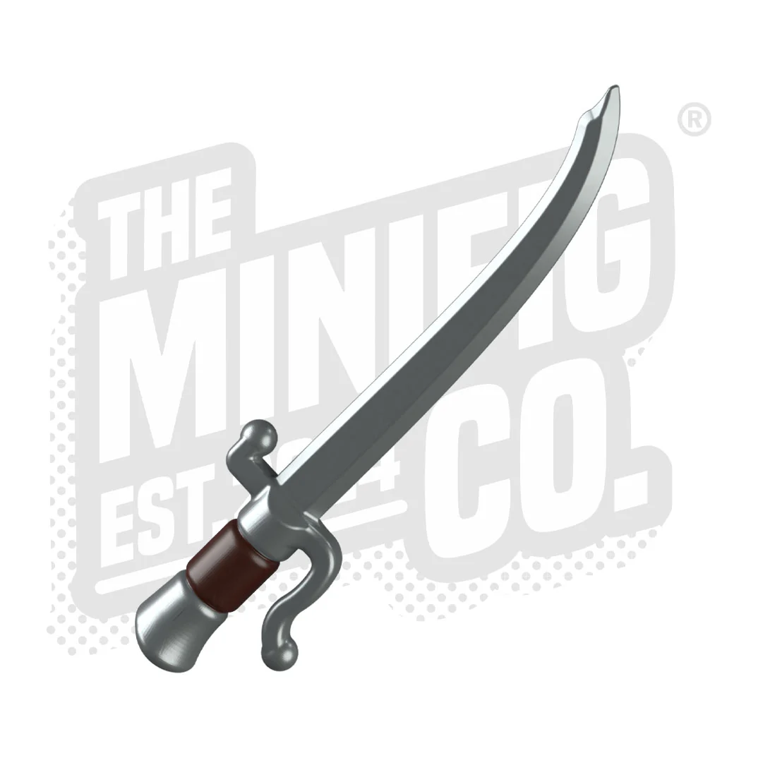 Falchion Saber Overmold (Silver/Dark Brown)