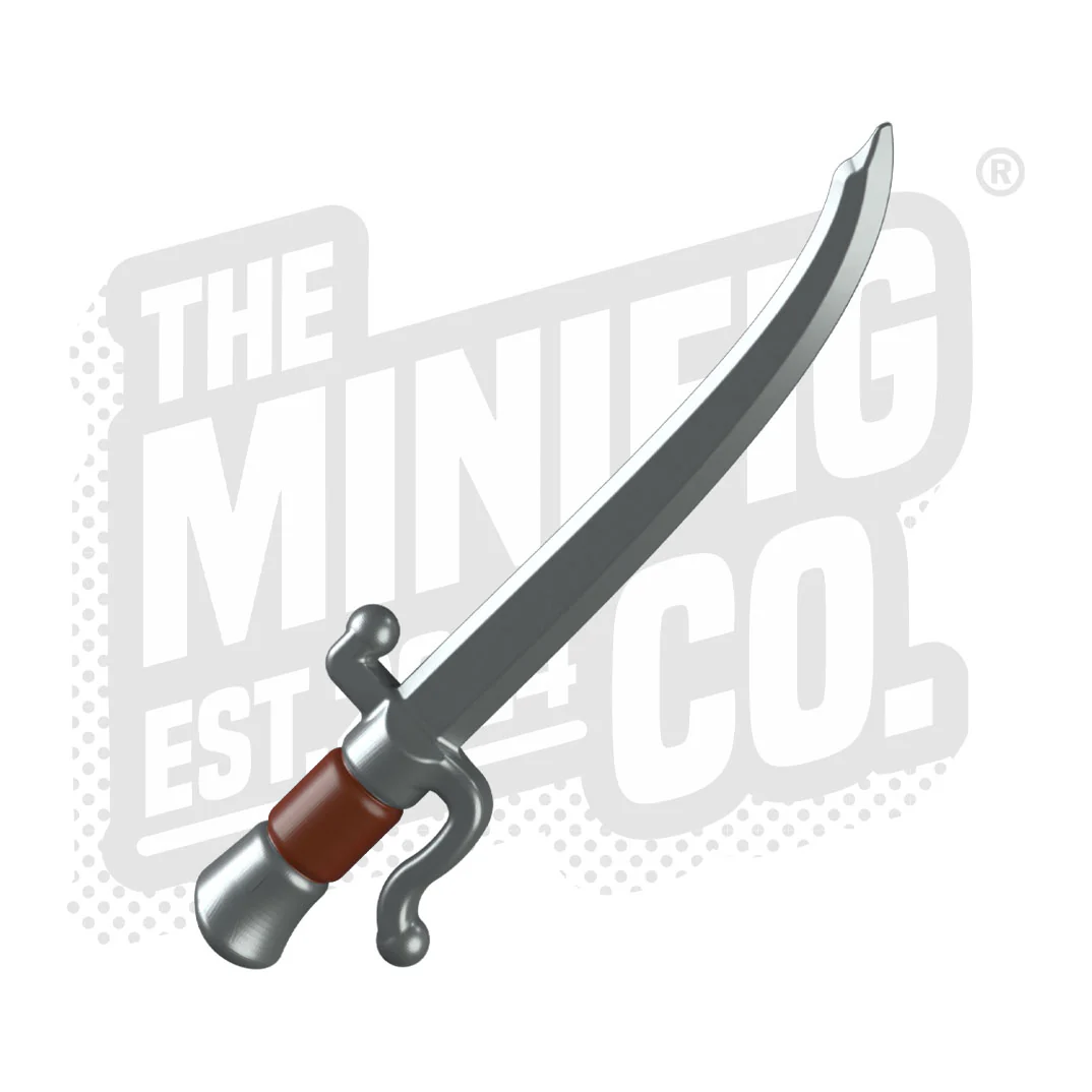 Falchion Saber Overmold (Silver/Red Brown)