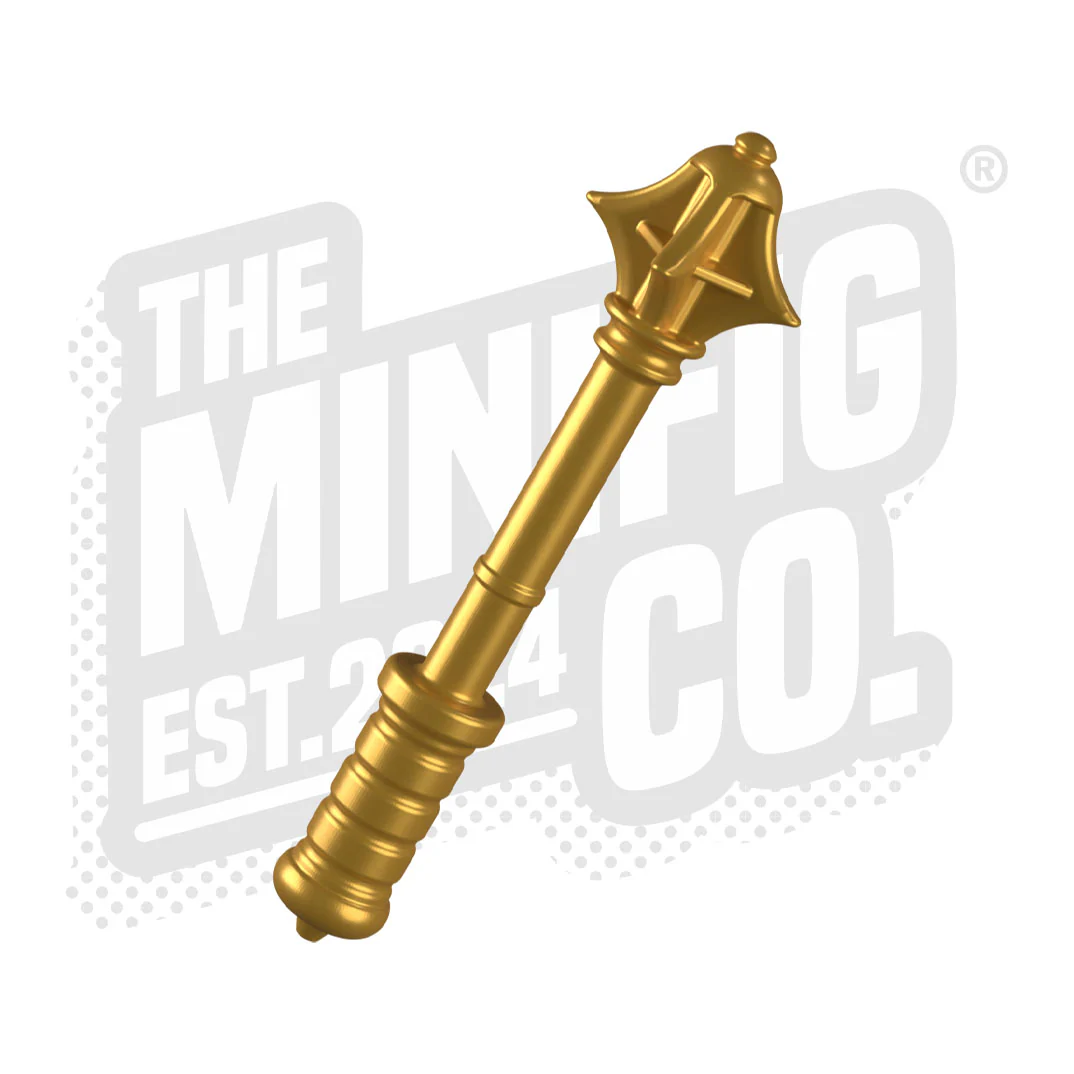 Flanged Mace (Gold)