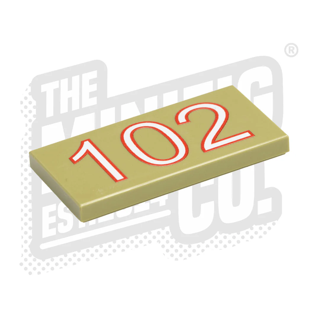 German Tank 2x4 Number Tiles - Image 3