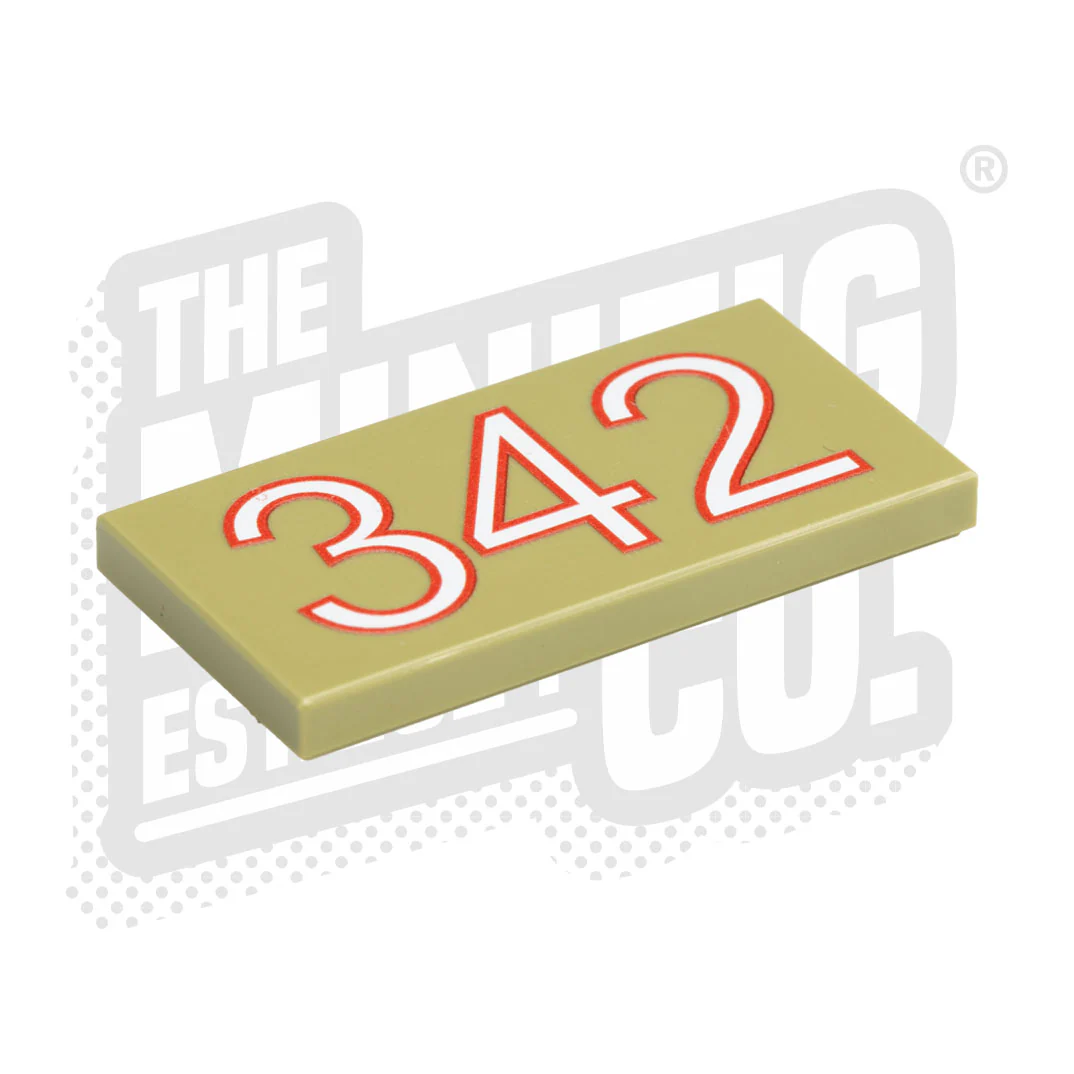 German Tank 2x4 Number Tiles - Image 6