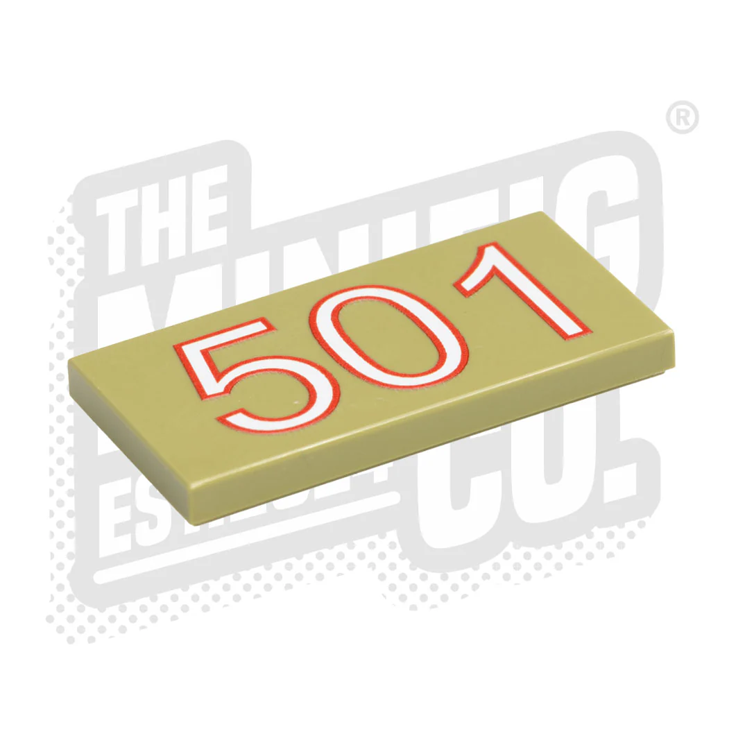 German Tank 2x4 Number Tiles - Image 7