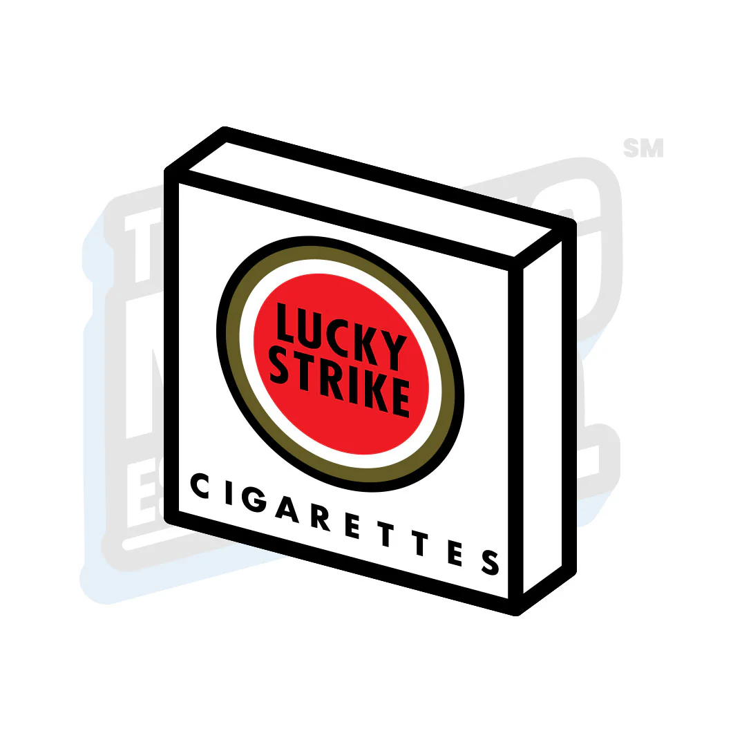 Lucky Strike Cig Tile