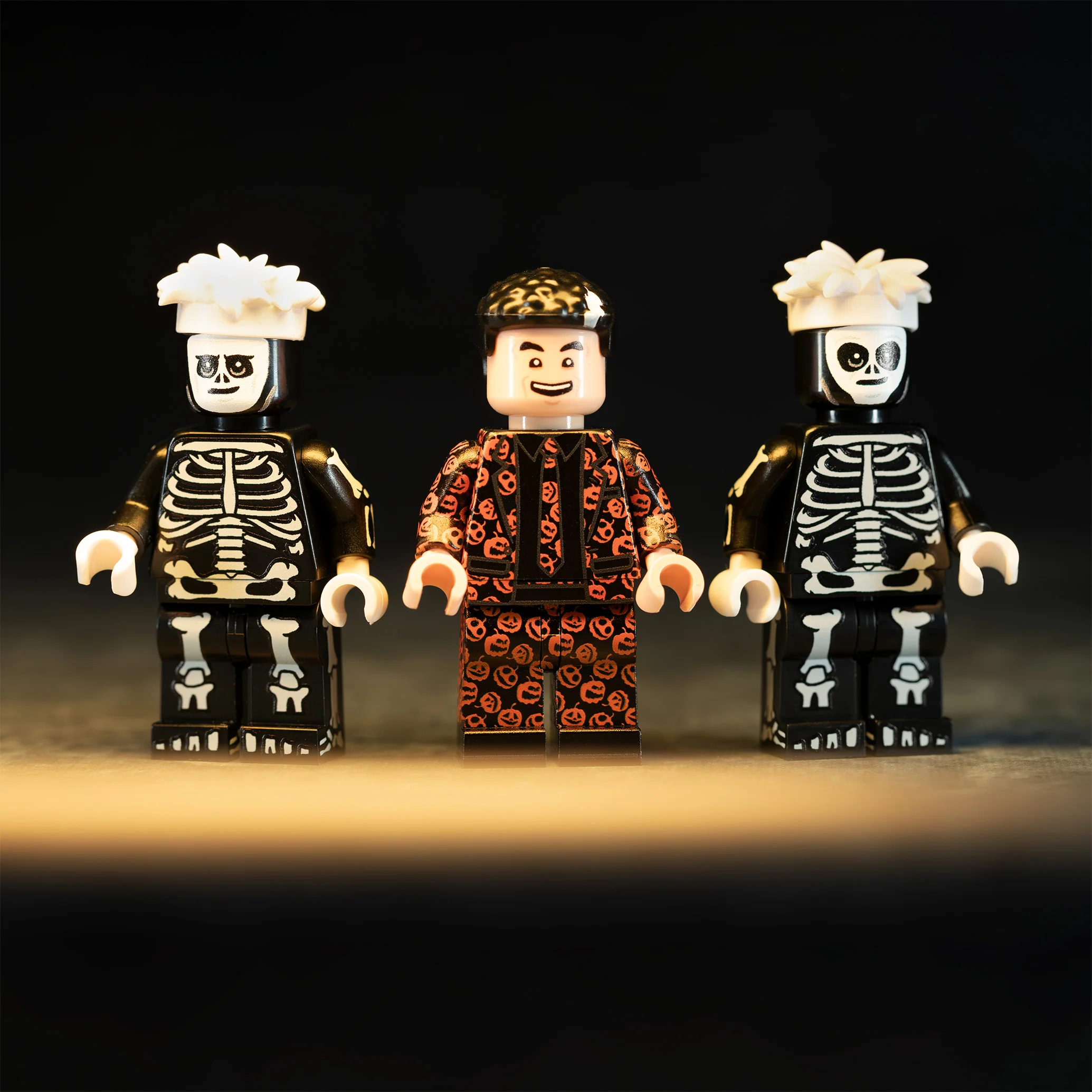Pumpkin Guy & B-Boy Skeletons