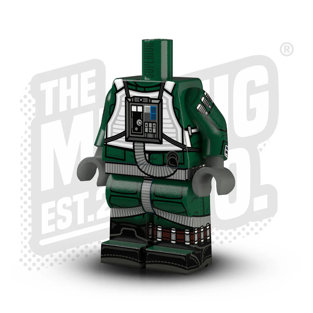 Rebel Pilot Body (Dark Green)